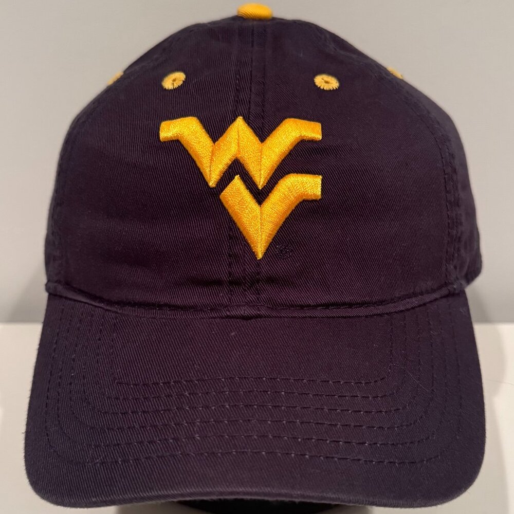 WVU West Virginia Mountaineers Legacy Strapback Adjustable Hat Cap Navy